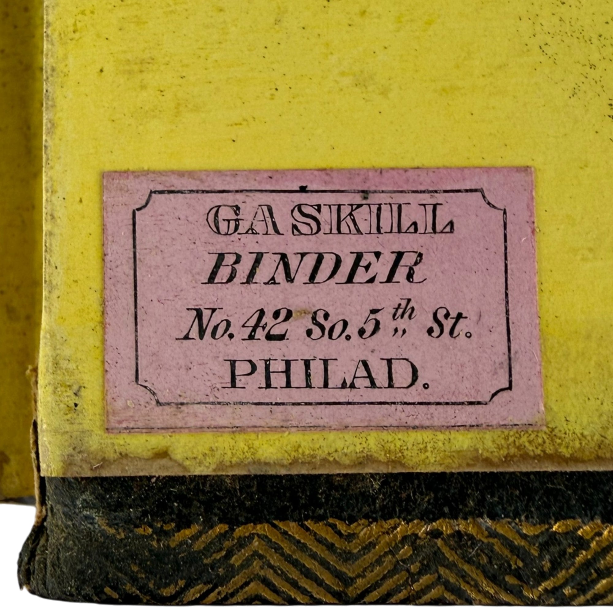 gaskill binder philadelphia label