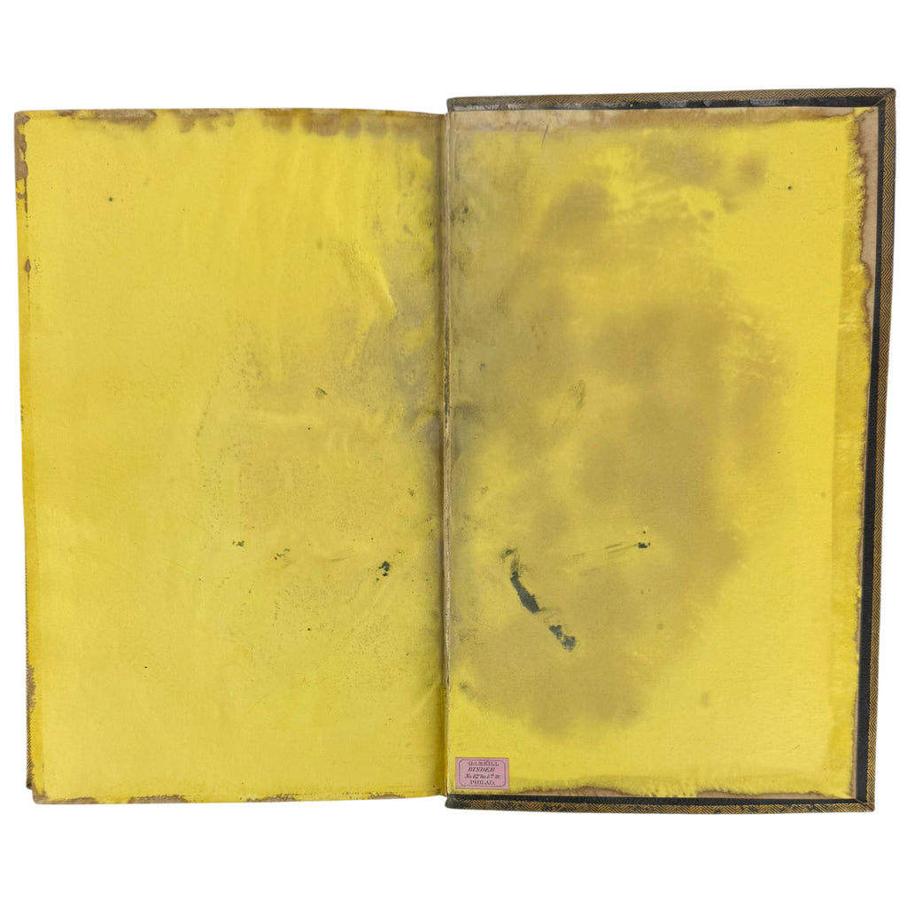 endleafs to 1837 congress rules book