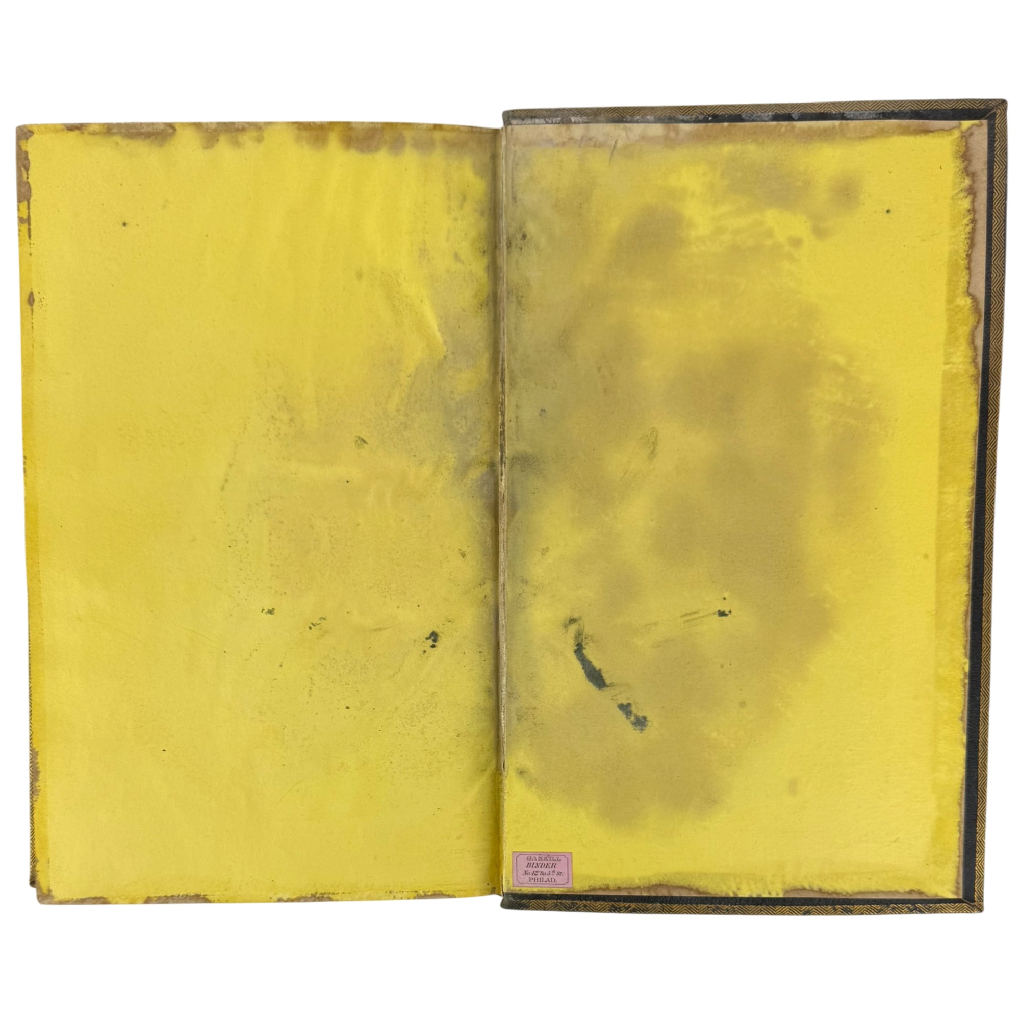 endleafs to 1837 congress rules book