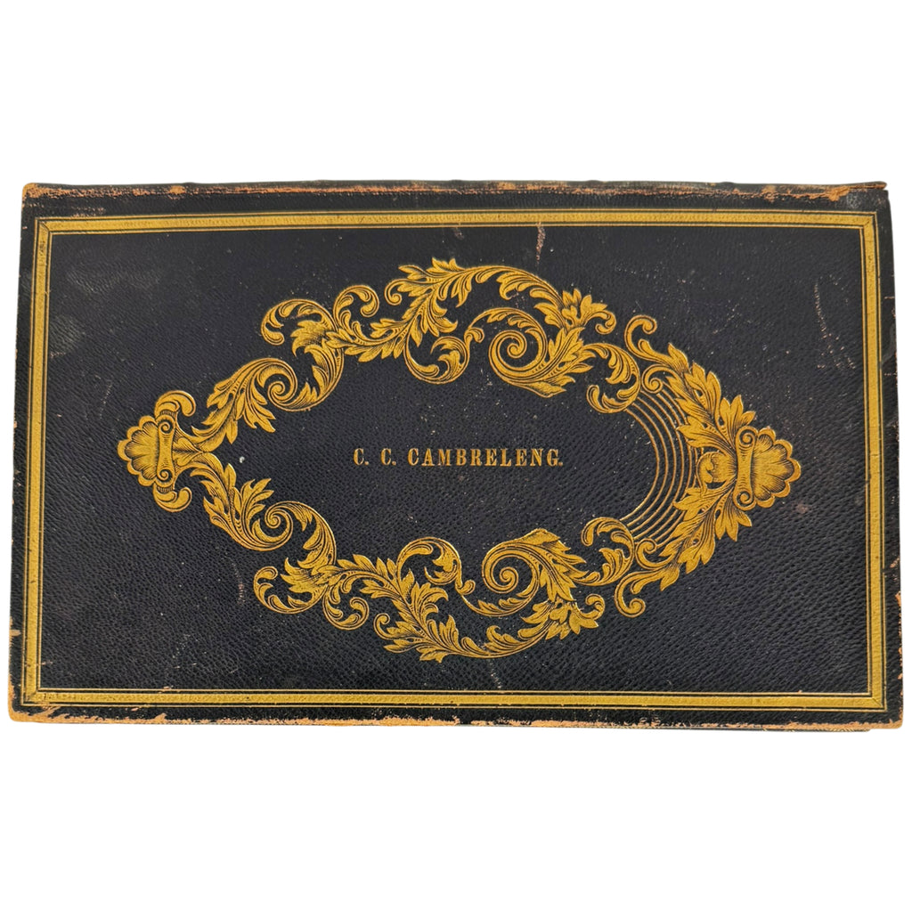 1837 Constitution and Congressional Rules book belonging to Churchill C. Cambreleng