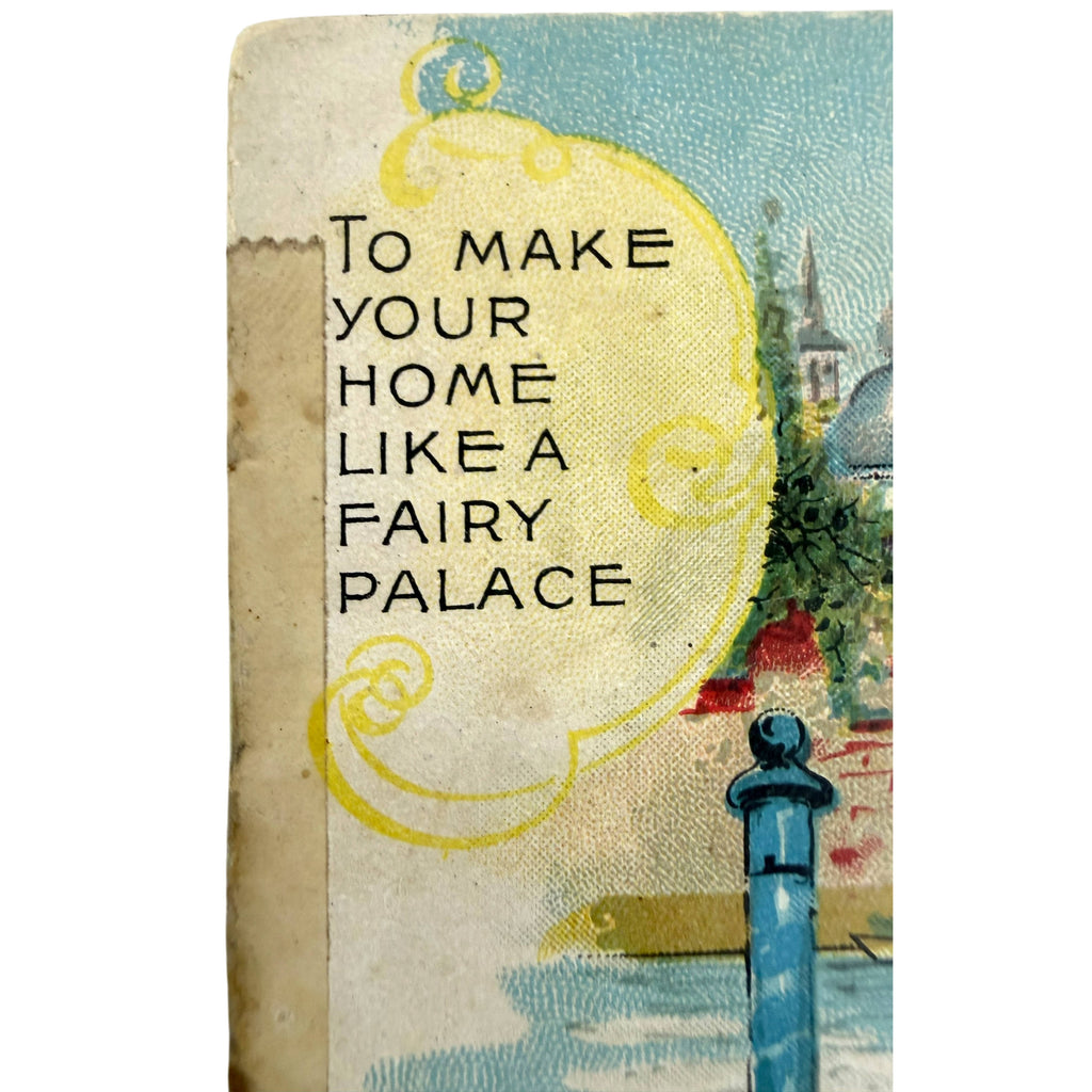 detail of Canada Paint Company advertising booklet cover c.1910
