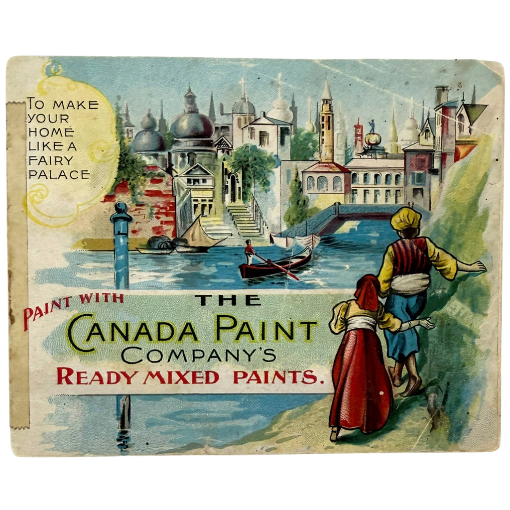 Canada Paint Company chromolithographed advertising booklet cover c.1910