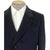 1970s Vintage Aquascutum Overcoat Navy Cashmere Blend Sz 40R