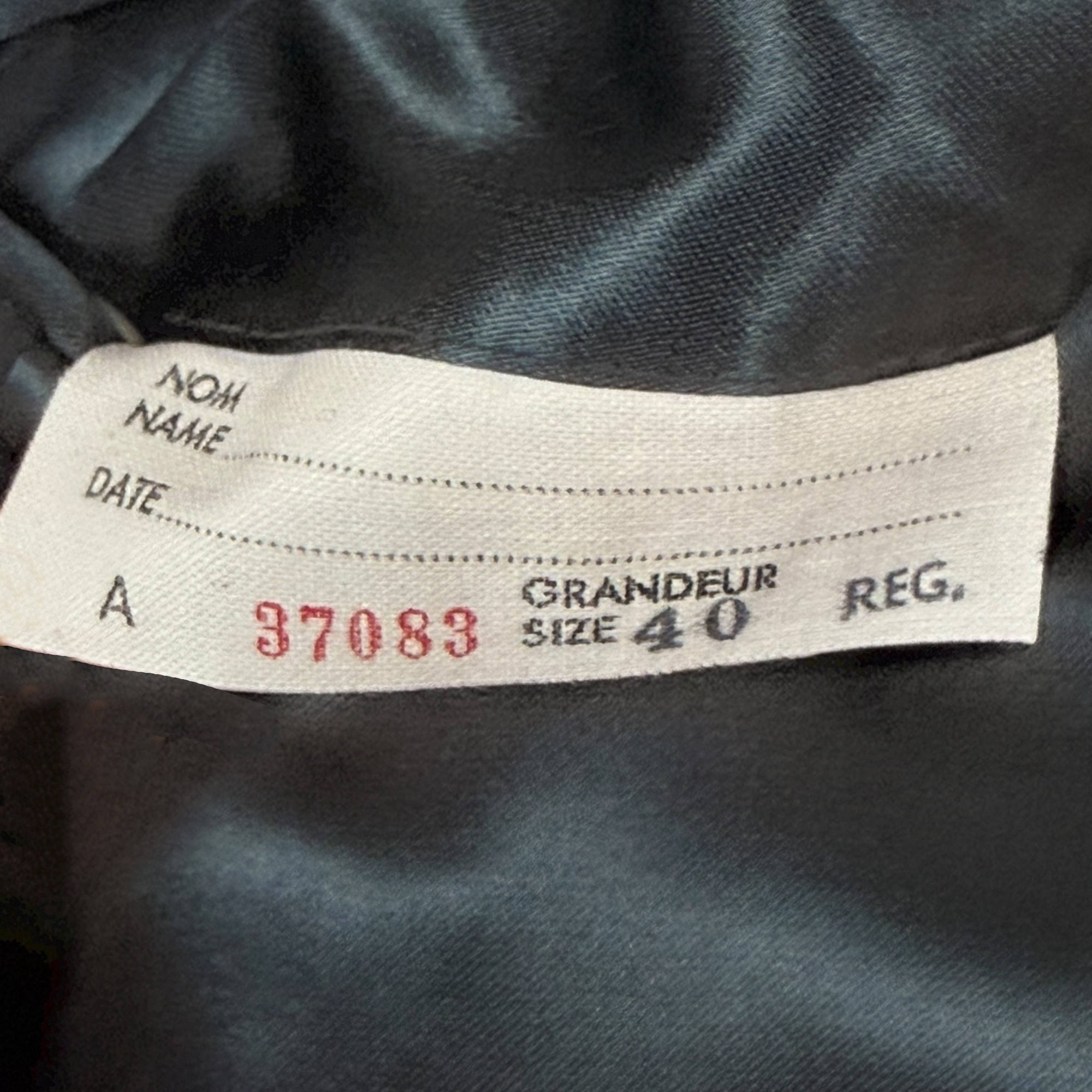 1970s Vintage Aquascutum Overcoat Navy Cashmere Blend Sz 40R