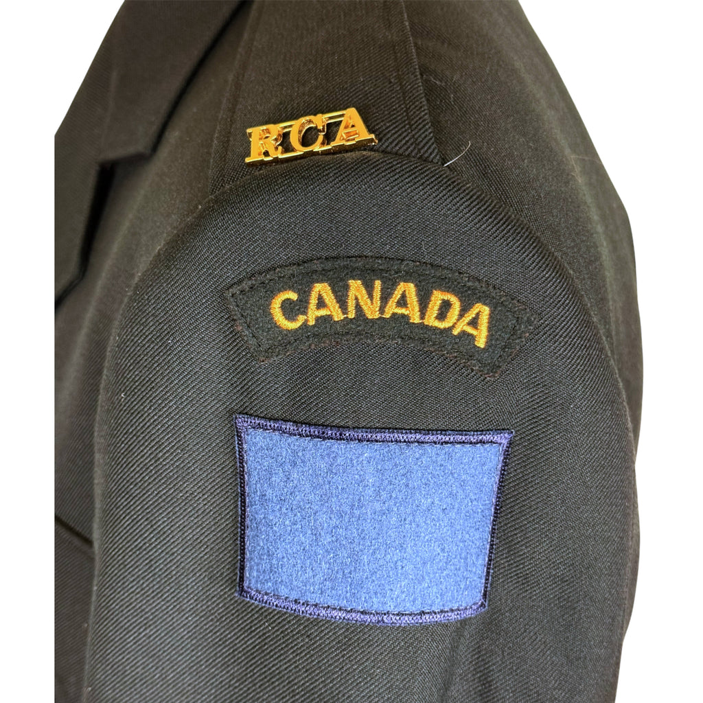 Canadian Armed Forces DEU Tunic RCA 34th Regiment Insignia L