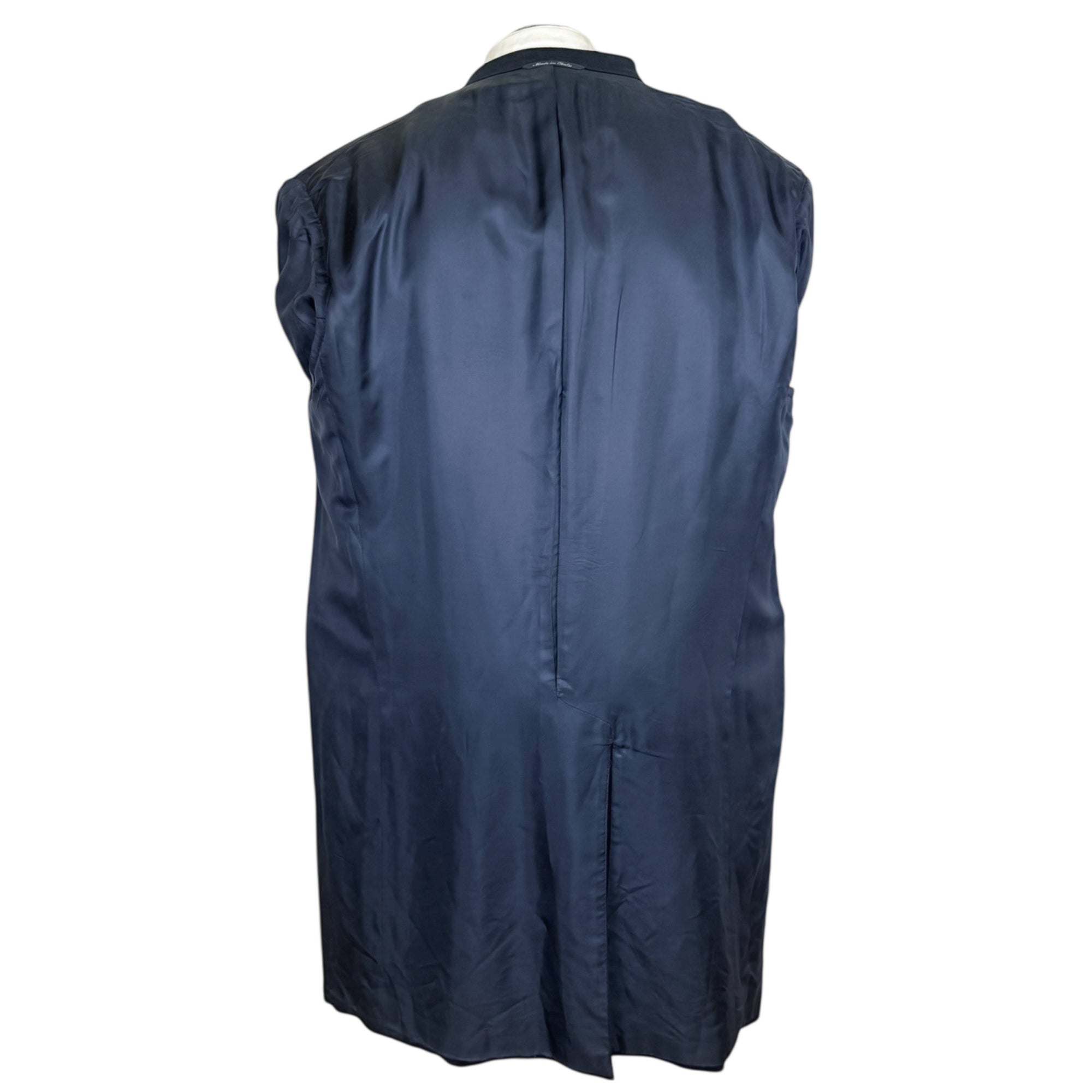 1990s Vintage Canali Overcoat Cashmere & Wool Italy Size 48