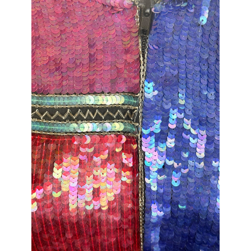 Vintage Sequinned Bomber Jacket by Candlelight – Made in India