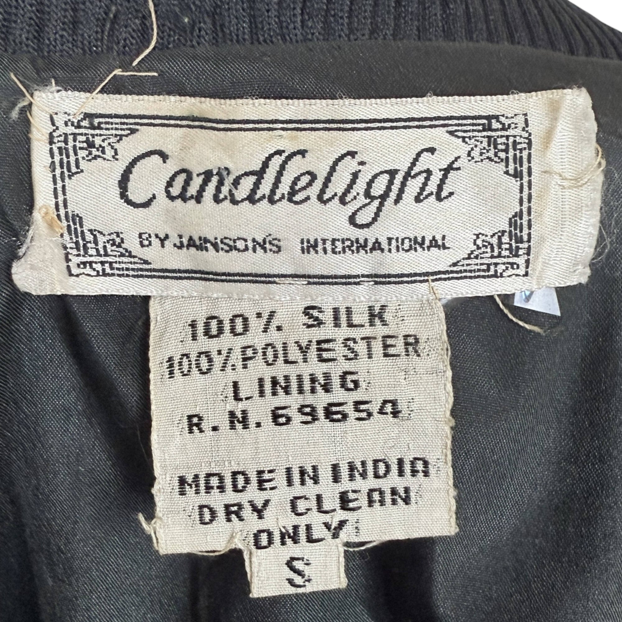 Vintage Sequinned Bomber Jacket by Candlelight – Made in India