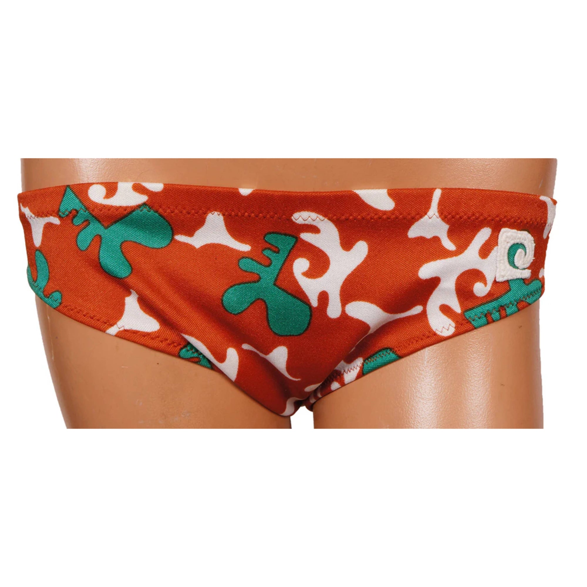 Vintage 70s Pierre Cardin Paris Mod Bikini Two Piece Swimsuit Size 8 / 10