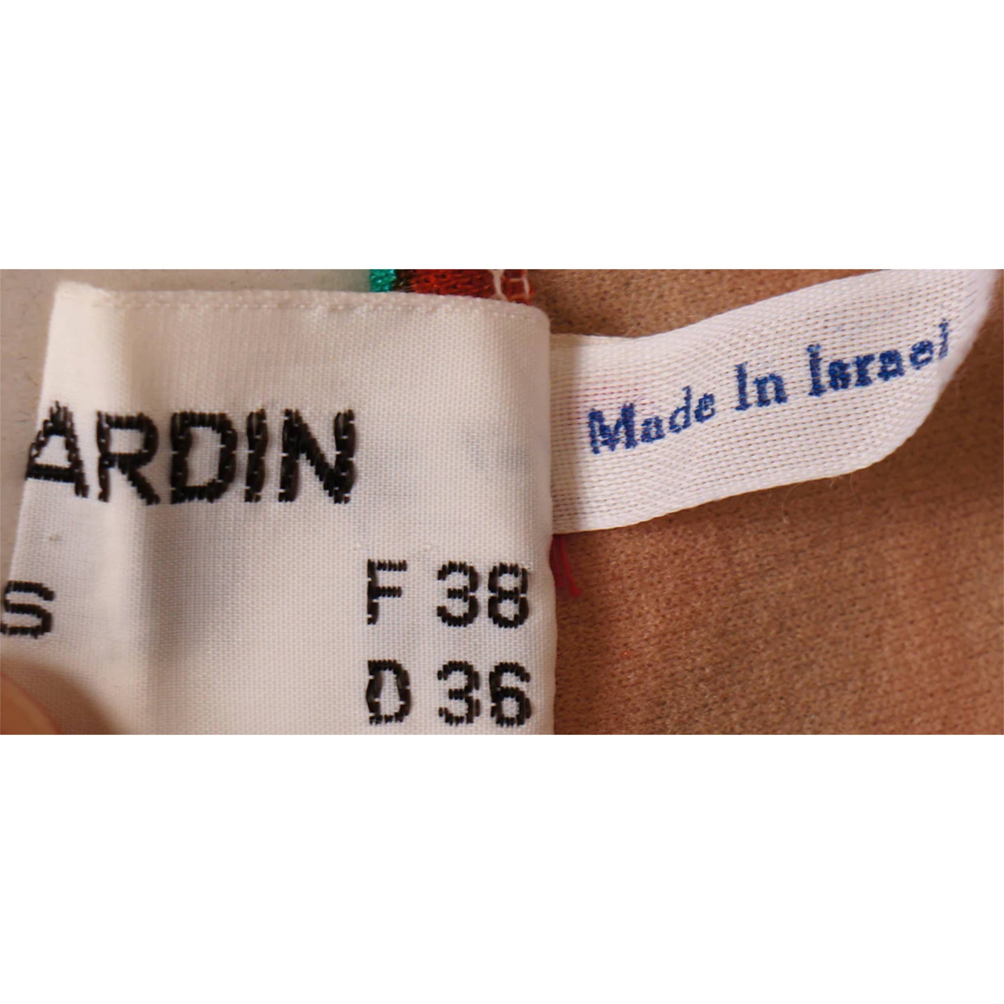 Vintage 70s Pierre Cardin Paris Mod Bikini Two Piece Swimsuit Size 8 / 10