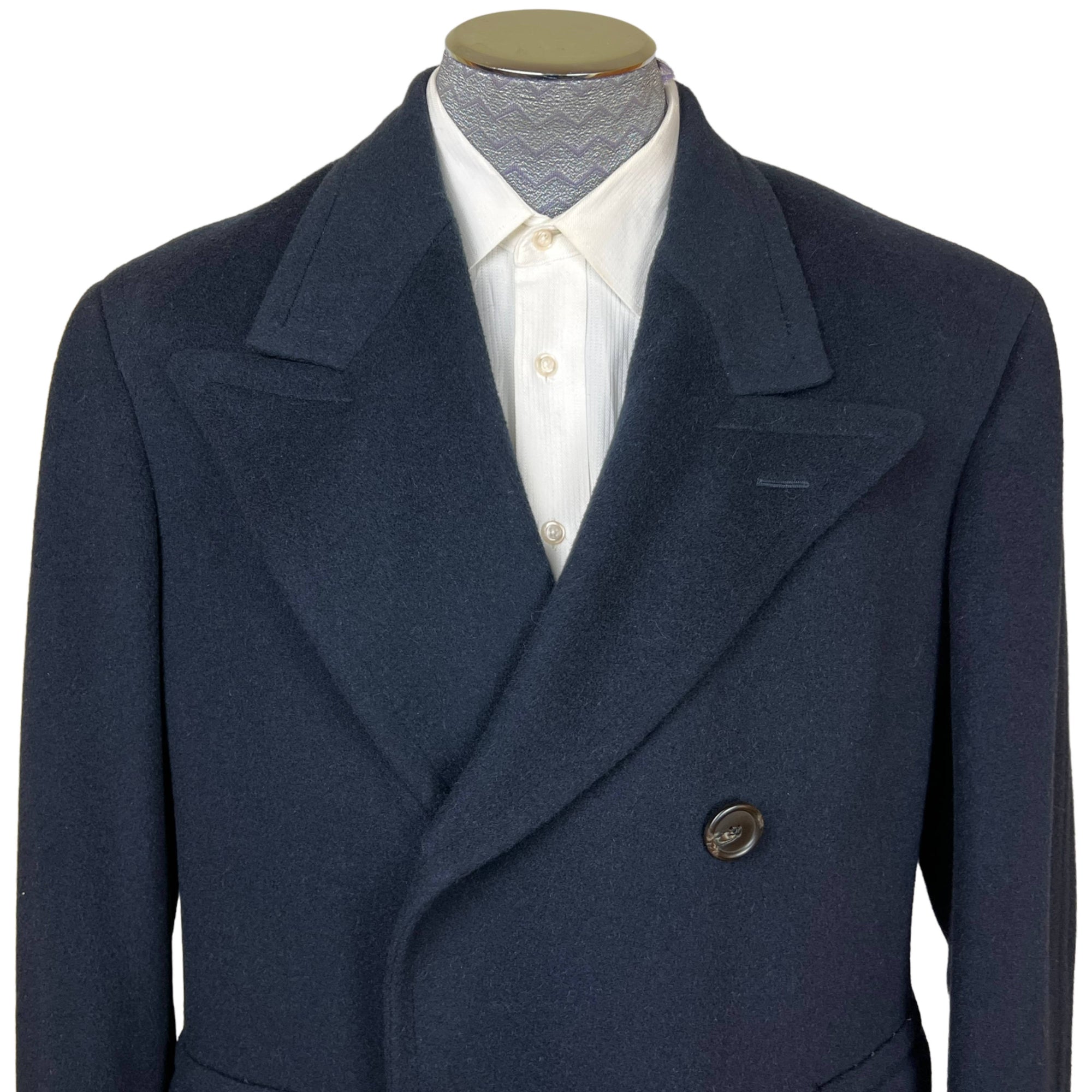 Vintage Pure Baby Camel Hair Overcoat Mens Coat Crotti Italy