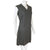 Vintage 1960s Jumper Dress Grey Wool Casual Sportswear Sz M