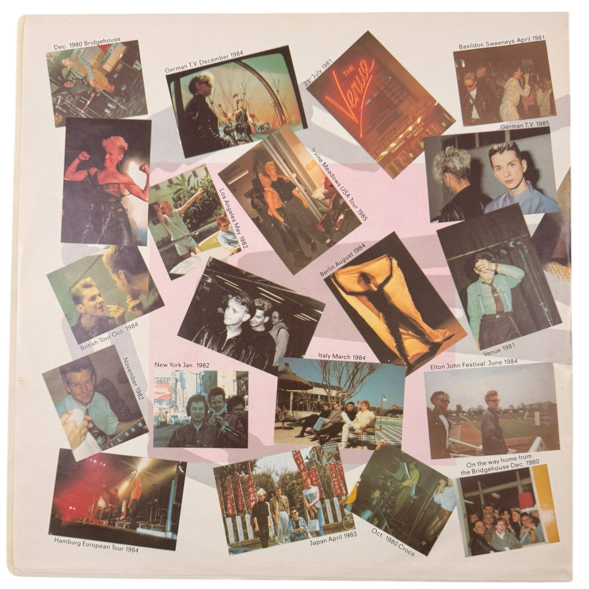 Catching Up with Depeche Mode LP Vinyl Record 1985 Near Mint