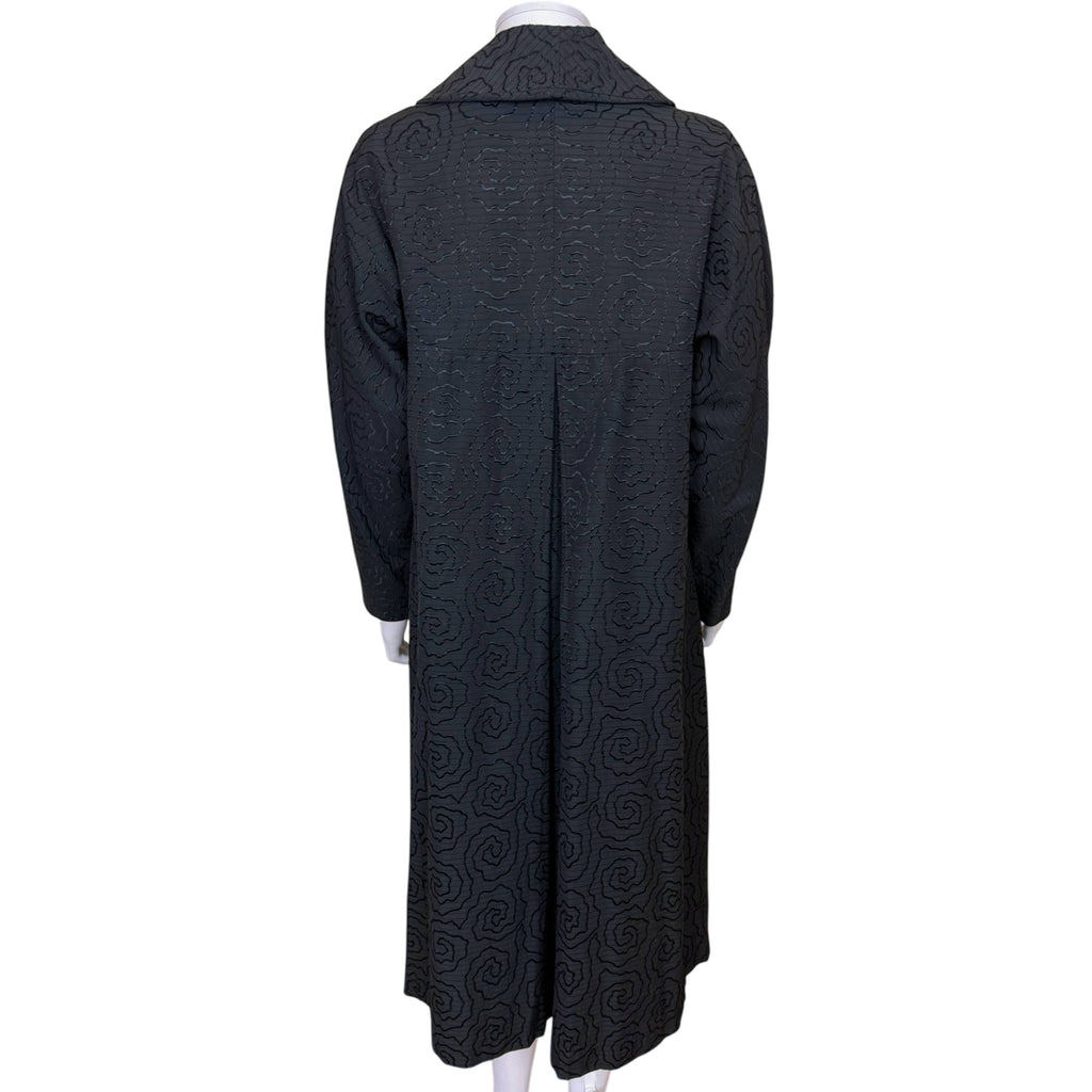 vintage early 50s swing coat back view