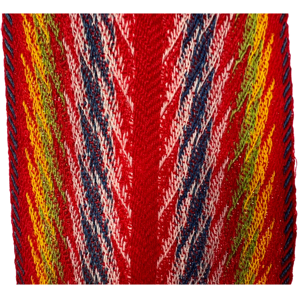 1920s Vintage Quebec Ceinture Fléchée French Canada Sash 12’