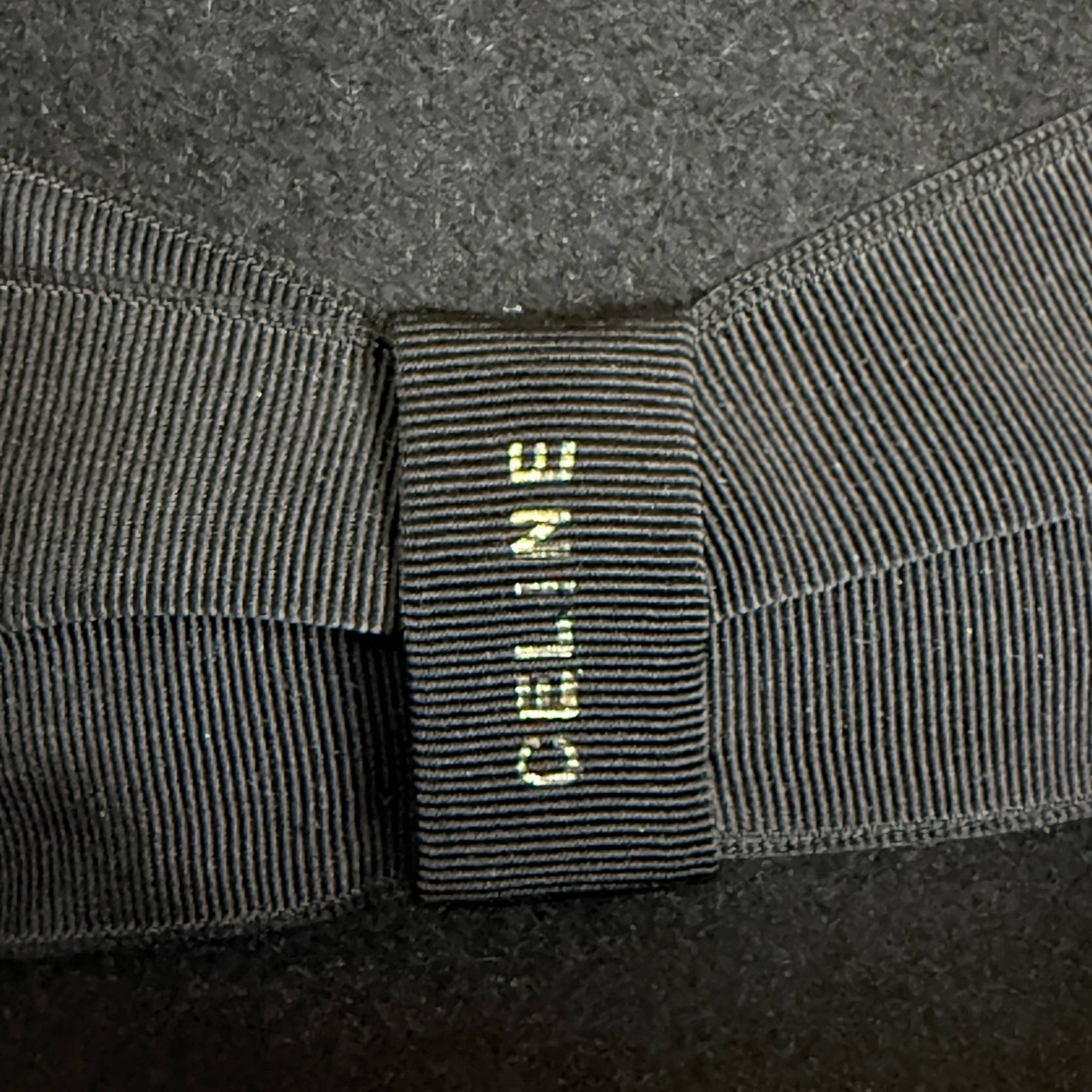 1980s Vintage Celine Paris Fur Felt Fedora Ladies Hat Size 7