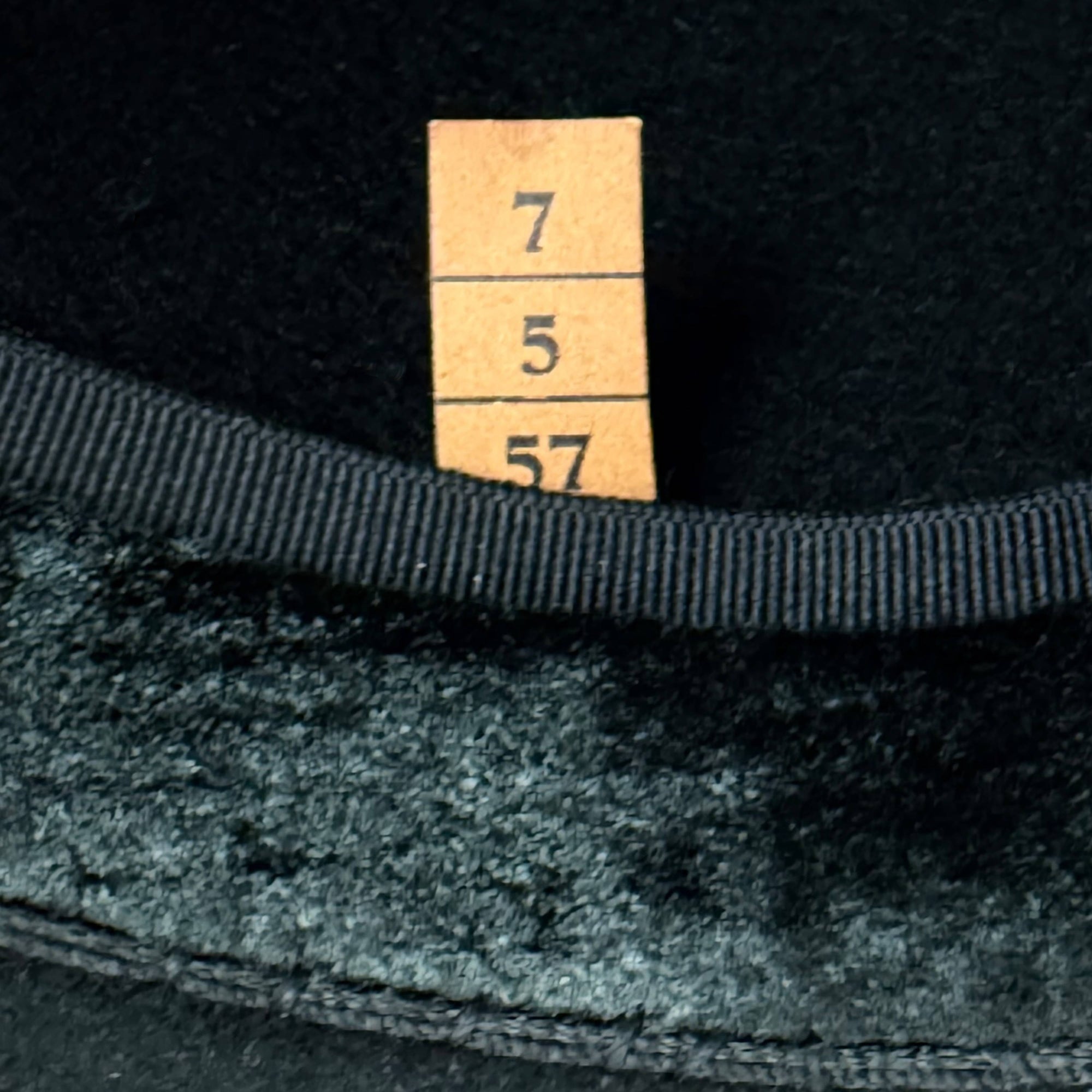 1980s Vintage Celine Paris Fur Felt Fedora Ladies Hat Size 7