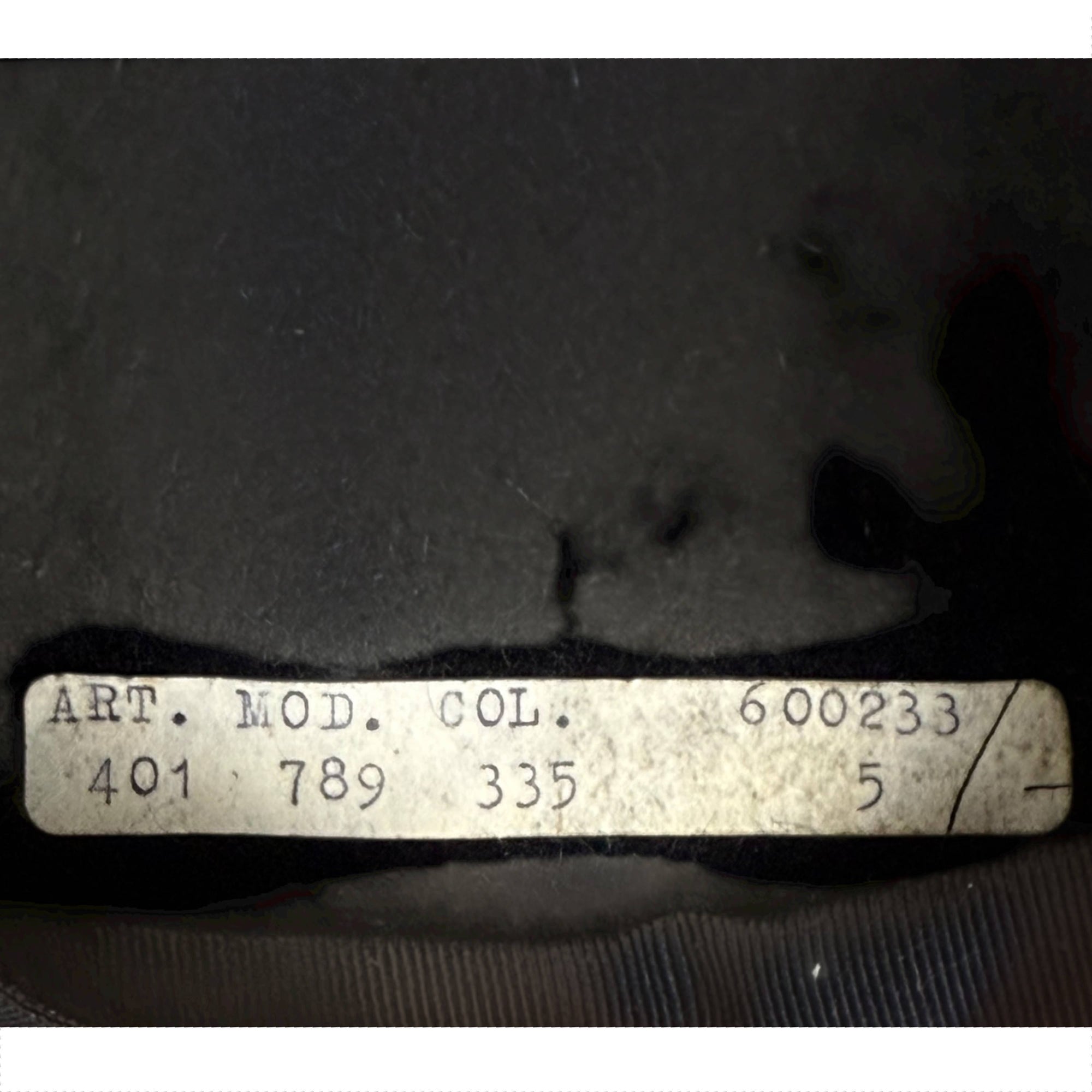 1980s Vintage Celine Paris Fur Felt Fedora Ladies Hat Size 7