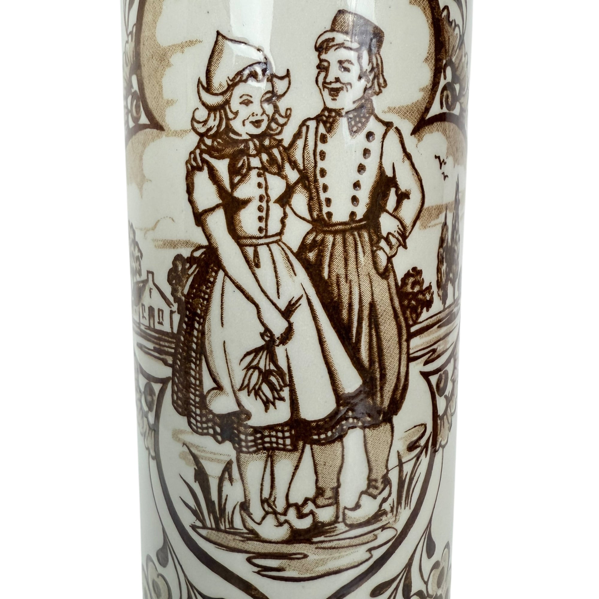Vintage Anheuser Busch Brown Holanda Decanter & Cups CS34