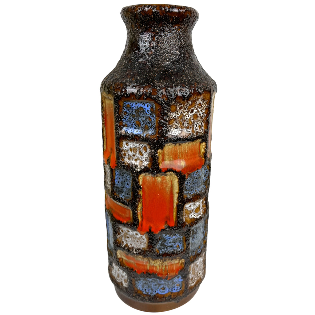 Vintage Chalvignac Vase – 1970s Canadian Studio Pottery with Lava Glaze
