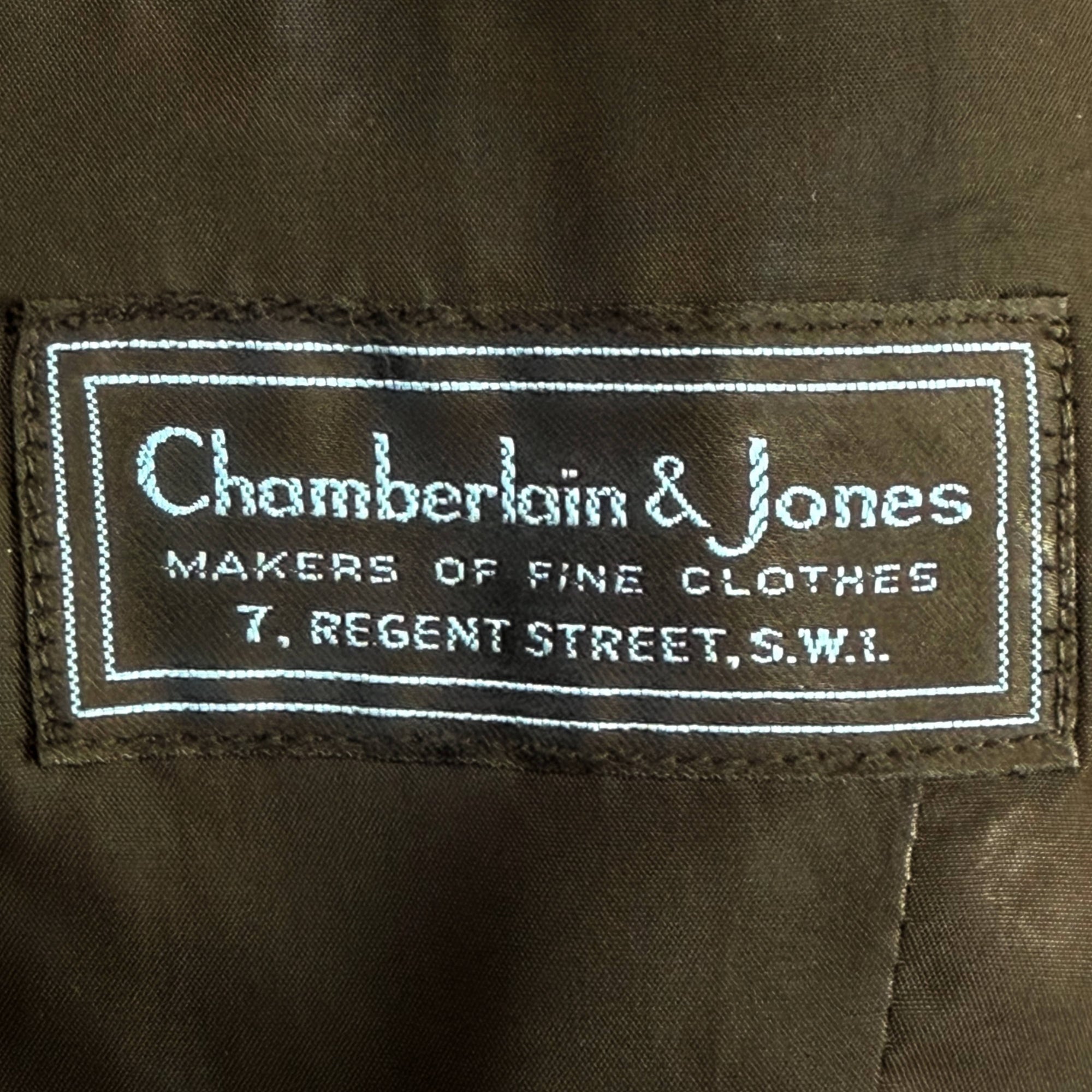 Vintage 1968 Tuxedo Jacket Chamberlain & Jones London Bespoke