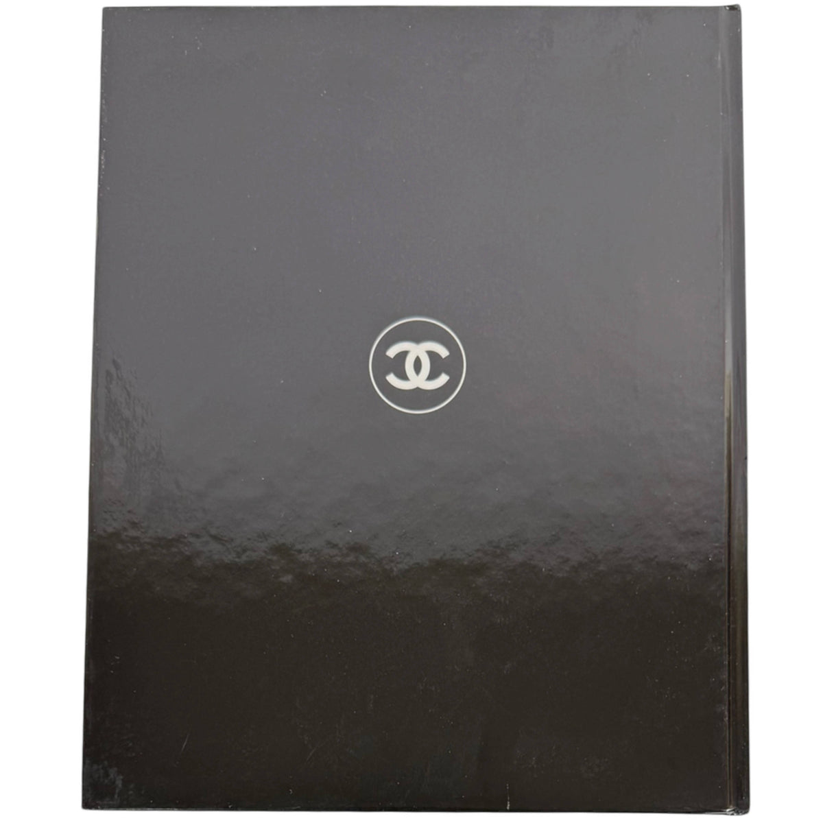 Back cover of vintage Chanel Boutique 1998 hardcover fashion catalogue