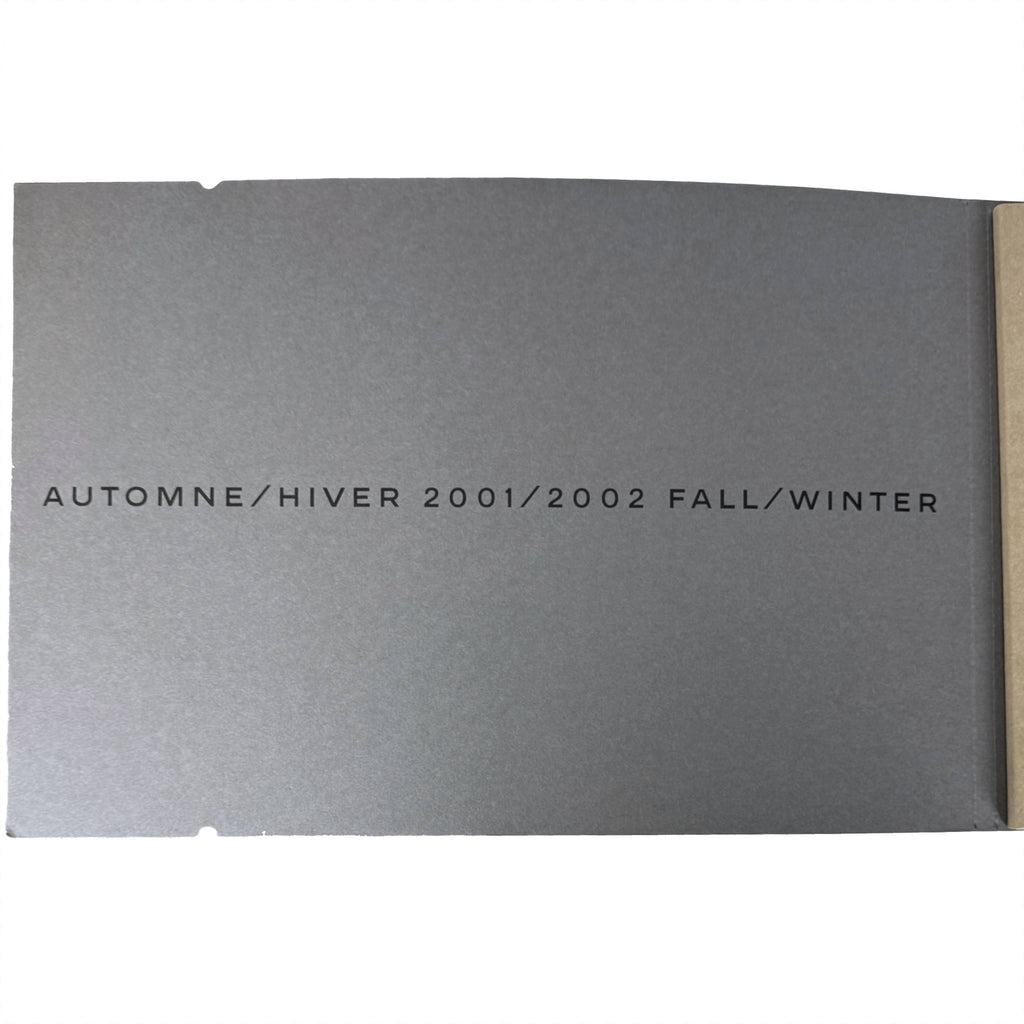 Chanel Automne Hiver 2001 2002 Fall Winter lookbook title page