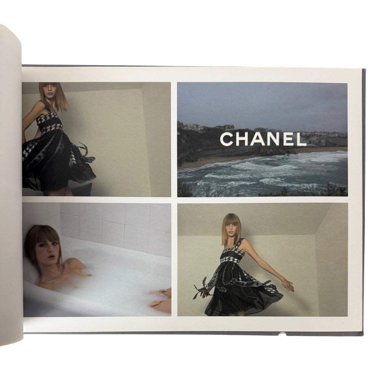 Chanel Storyboard 2001 Karl Lagerfeld fashion photography black dress