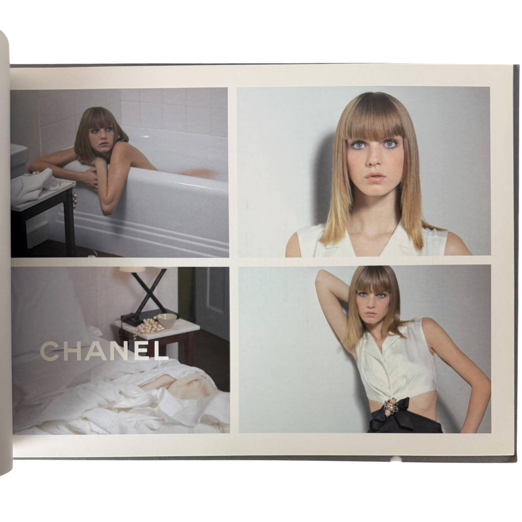 Chanel Fall Winter 2001 Karl Lagerfeld fashion photography white ensemble