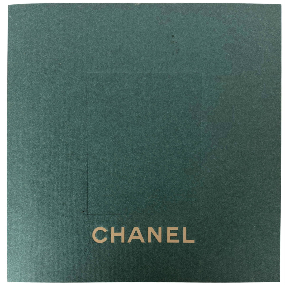 Chanel Croisière 1998 lookbook green cover with gold Chanel lettering