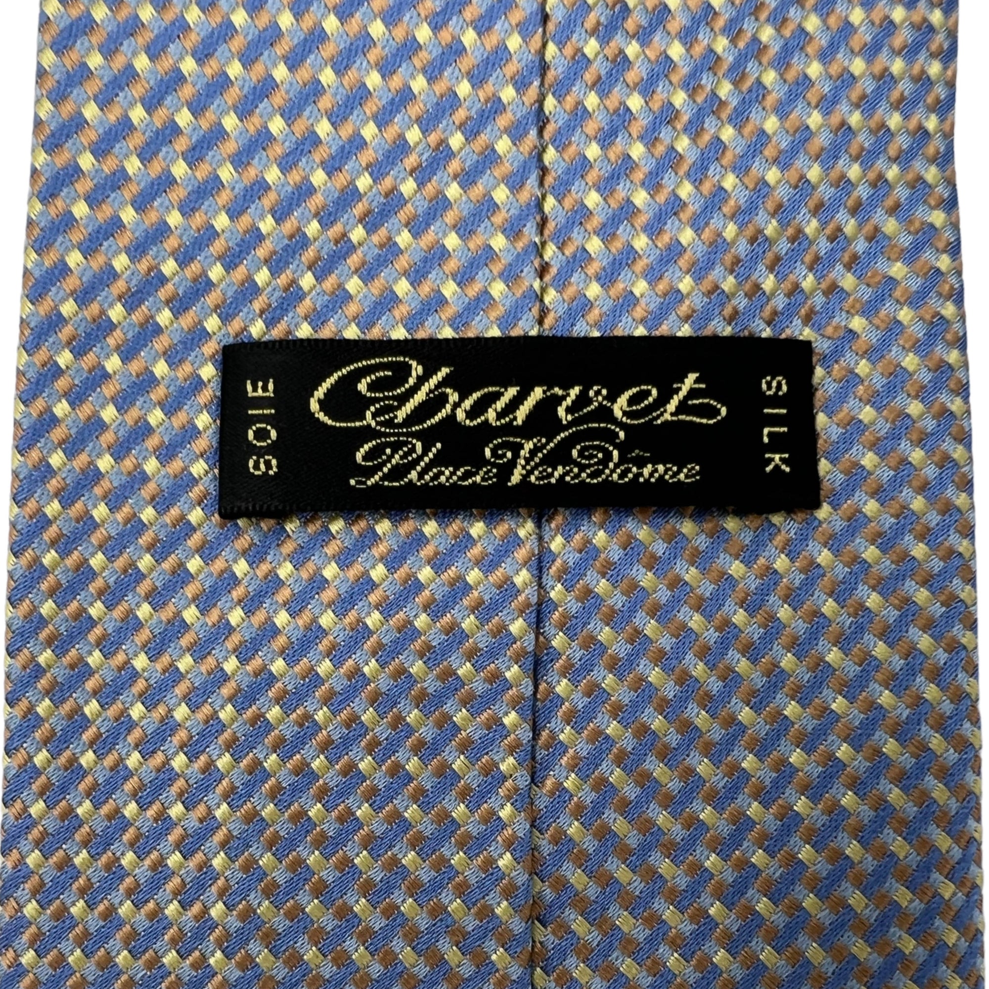 Charvet Tie Mens Woven Silk Necktie Place Vendome Paris