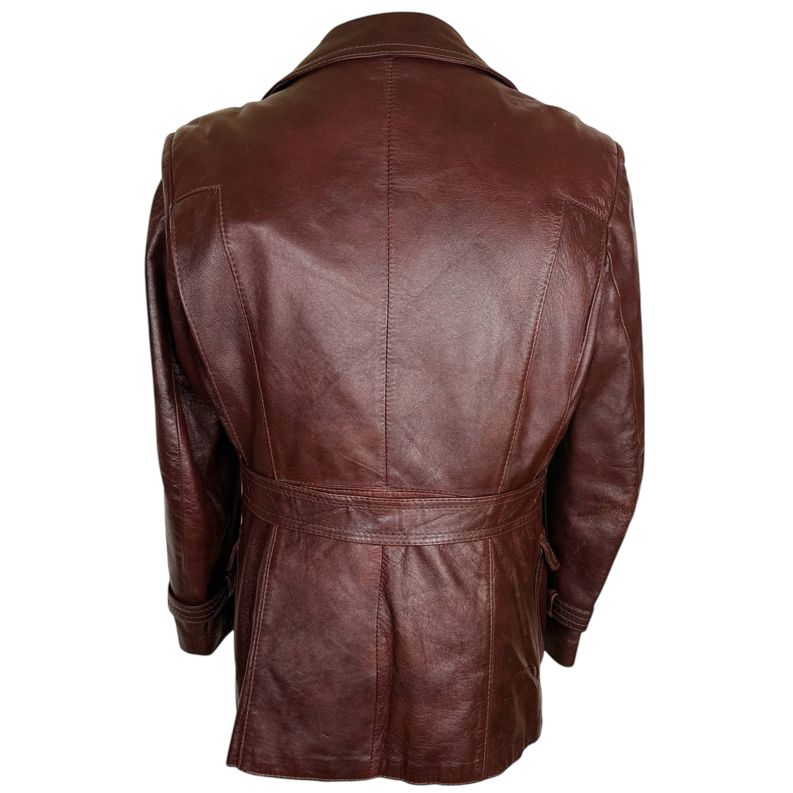 Vintage 1970s Leather Jacket Chic Leather Fashions Canada, Mens
