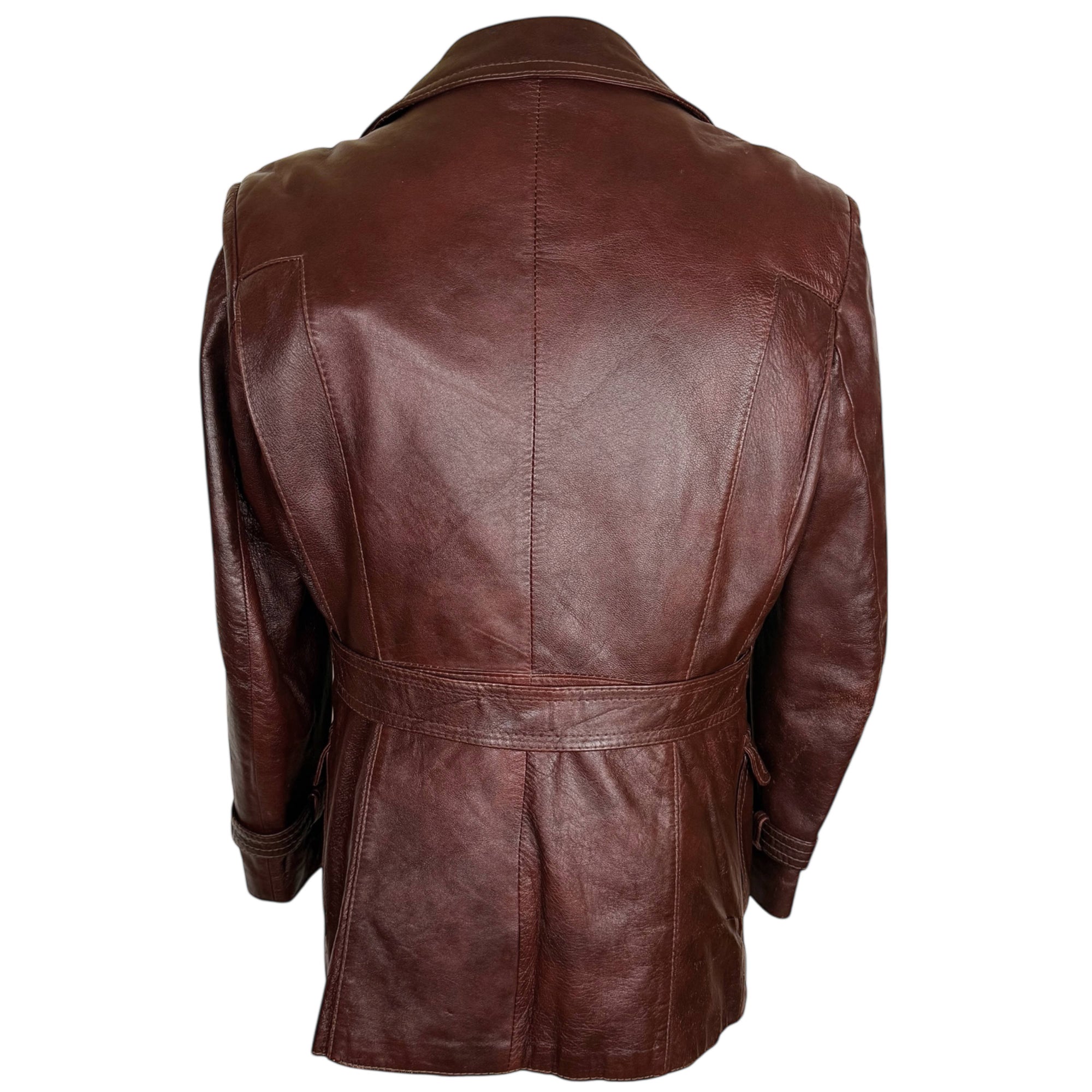 Vintage 1970s Leather Jacket Chic Leather Fashions Canada, Mens Size 40