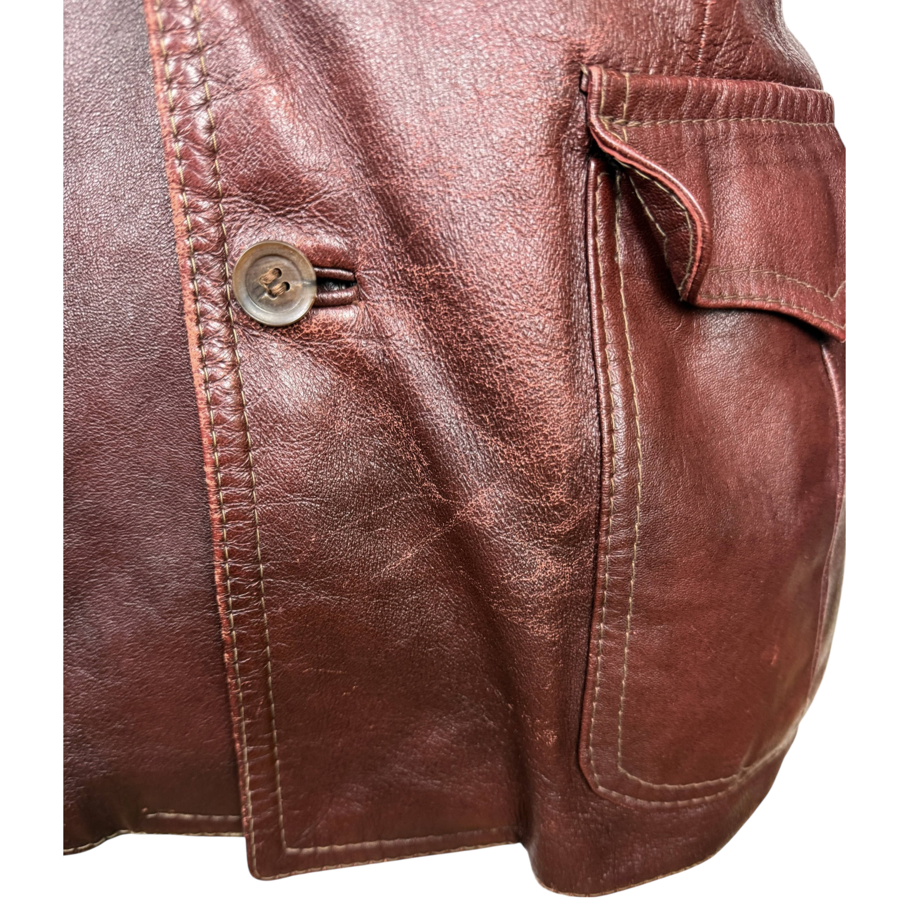 Vintage 1970s Leather Jacket Chic Leather Fashions Canada, Mens