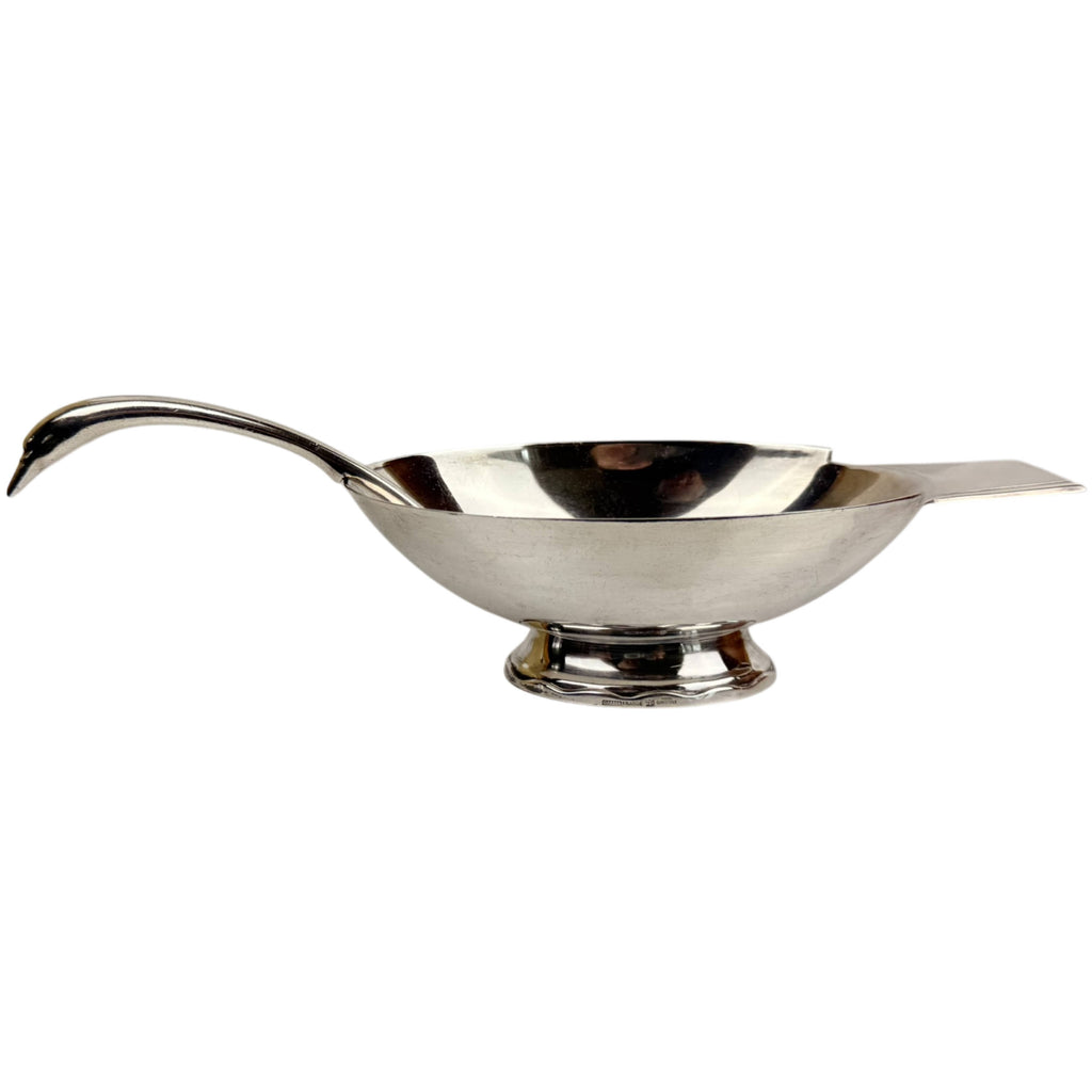 Christian Fjerdingstad for Christofle Silver Plated Swan Gravy Boat