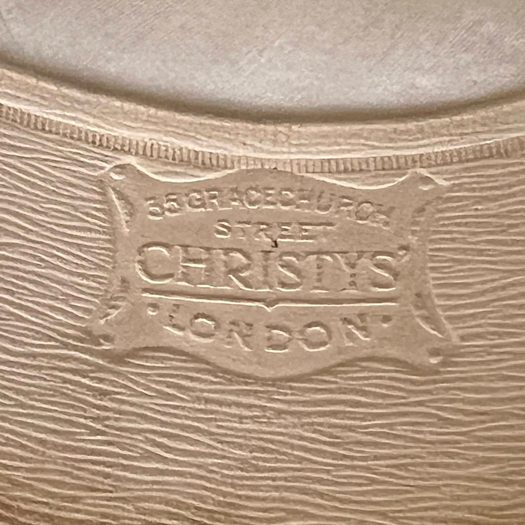 Antique Silk Top Hat w Victorian Leather Travel Case Christys’ London Size 7