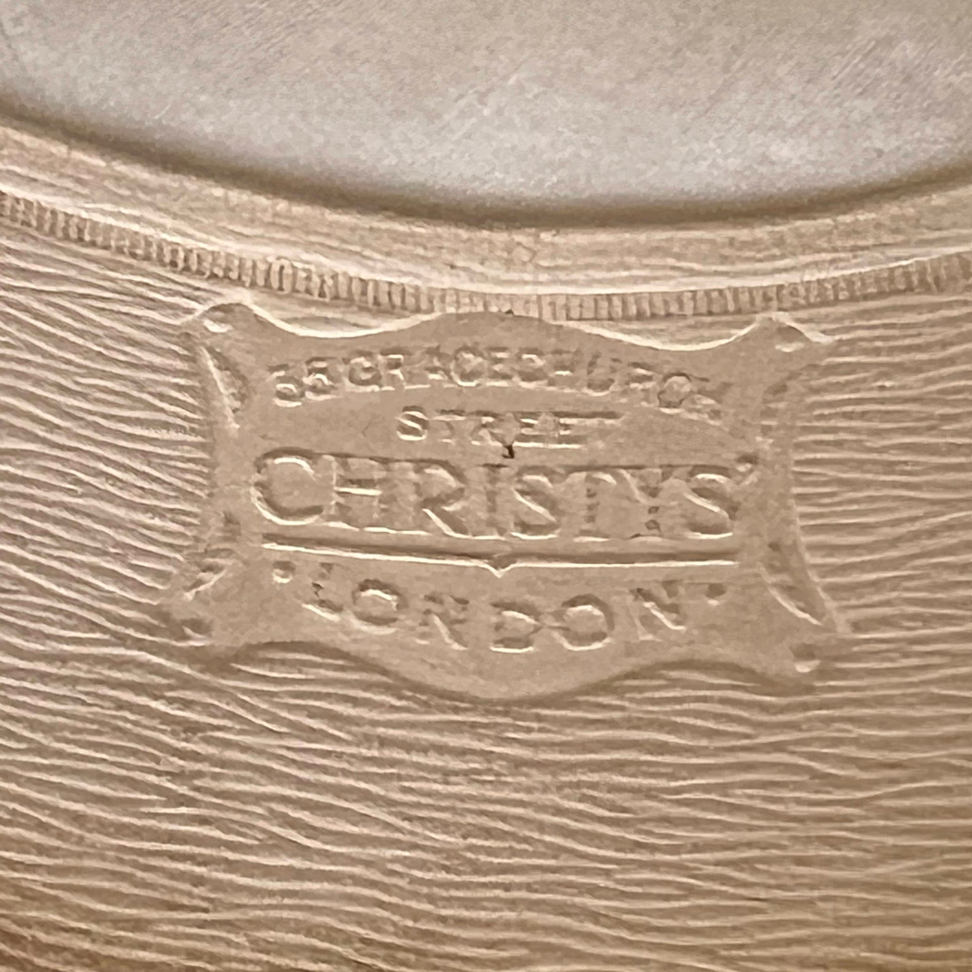 Antique Silk Top Hat w Victorian Leather Travel Case Christys’ London Size 7