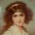 Antique Chromolithograph Portrait of a Young Woman Print