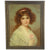 Antique Chromolithograph Portrait of a Young Woman Print