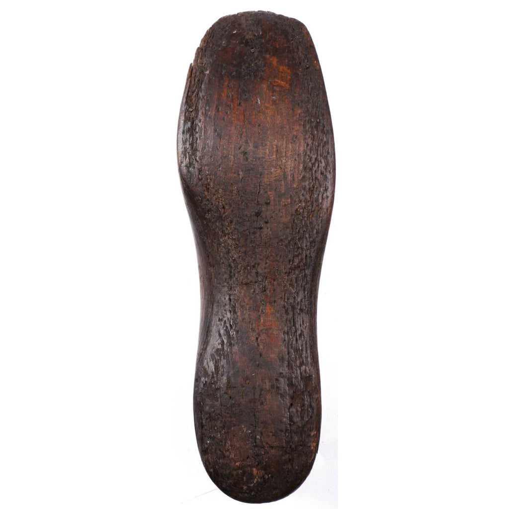 Antique Civil War Era Wood Shoe Last by Daniel Shoemaker Philadelphia