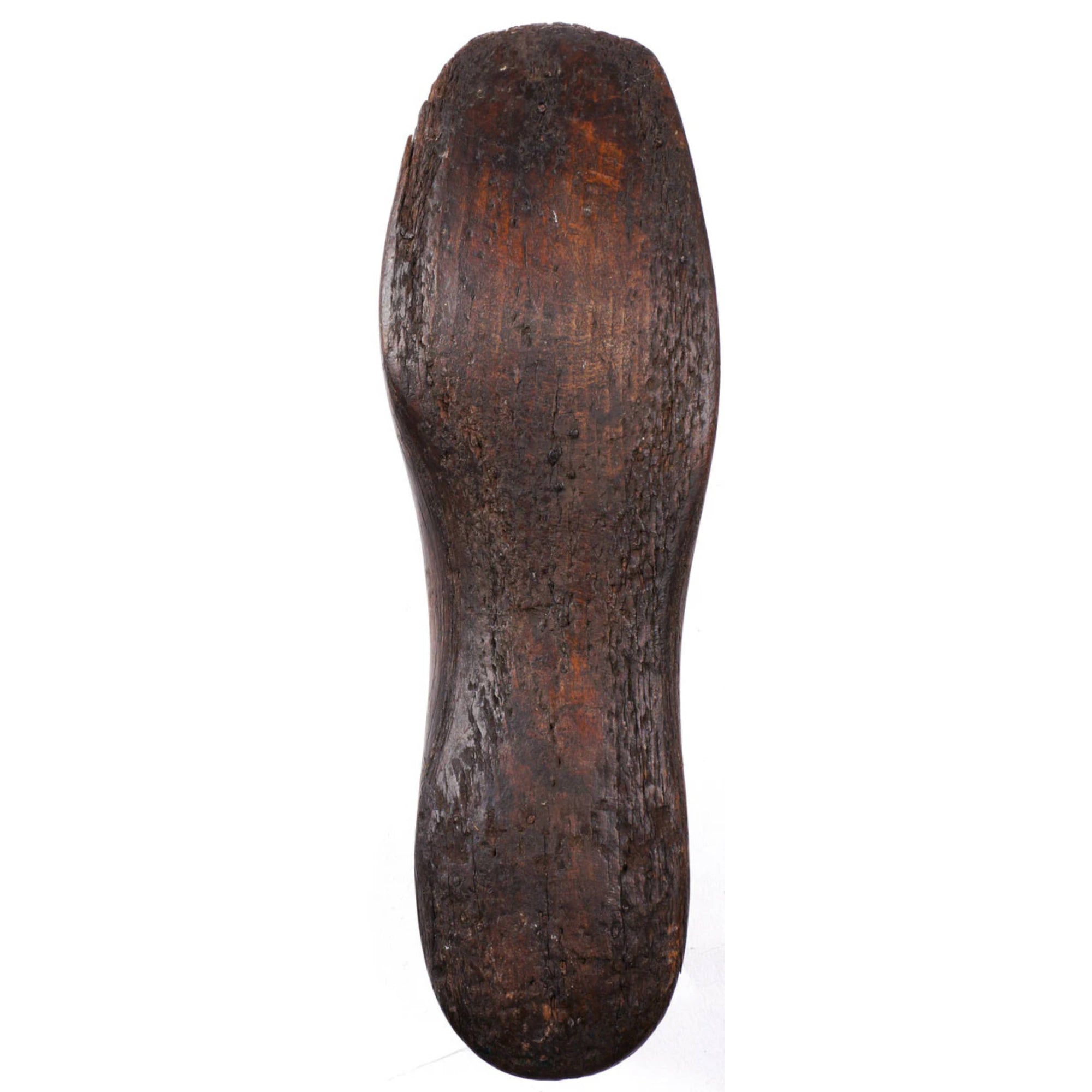 Antique Civil War Era Wood Shoe Last by Daniel Shoemaker Philadelphia