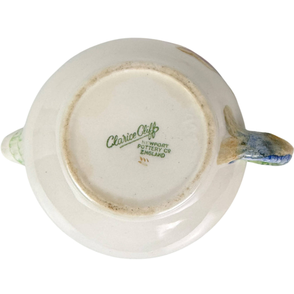 clarice cliff newport stamping on fish saucer boat