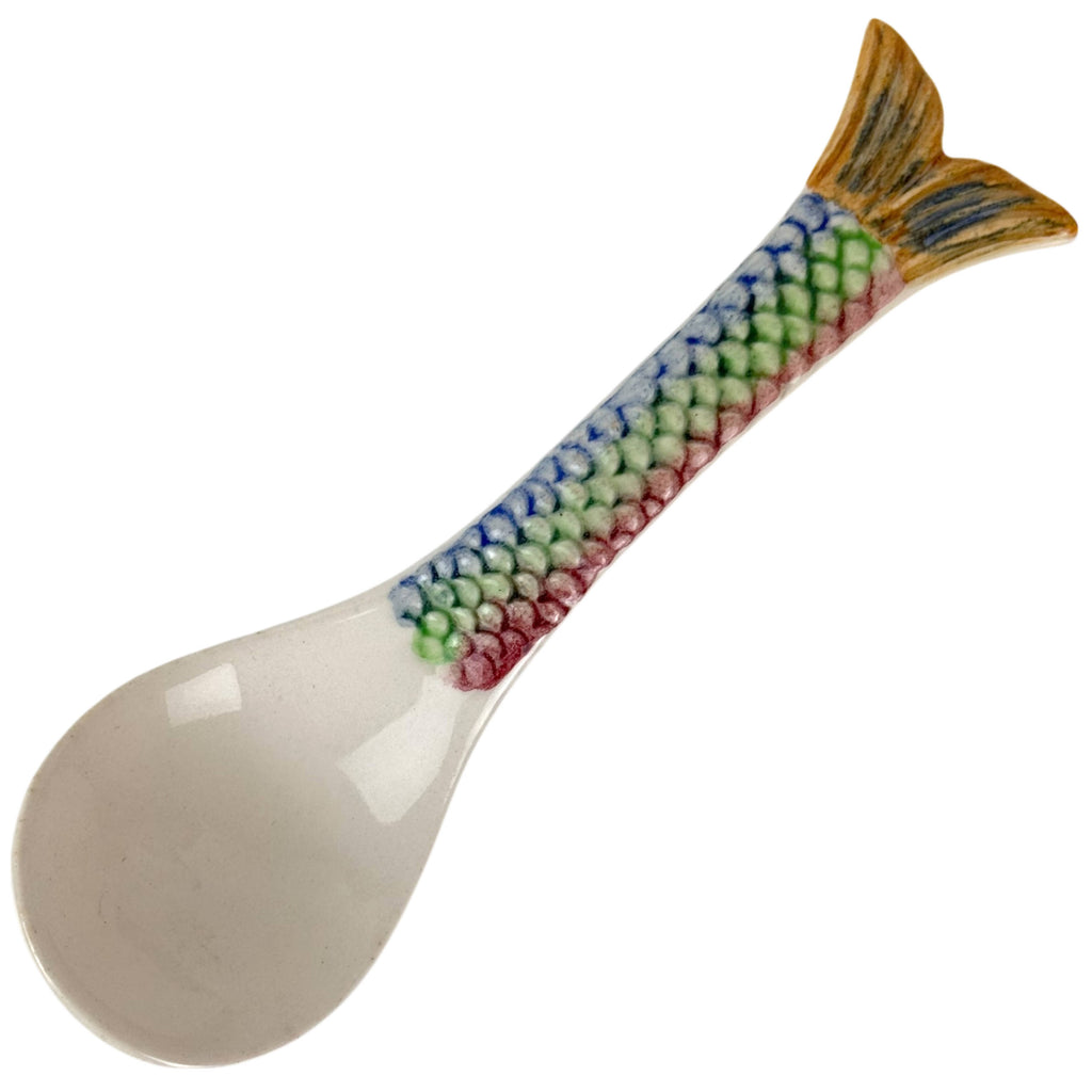 matching spoon to Clarice Cliff carp fish set