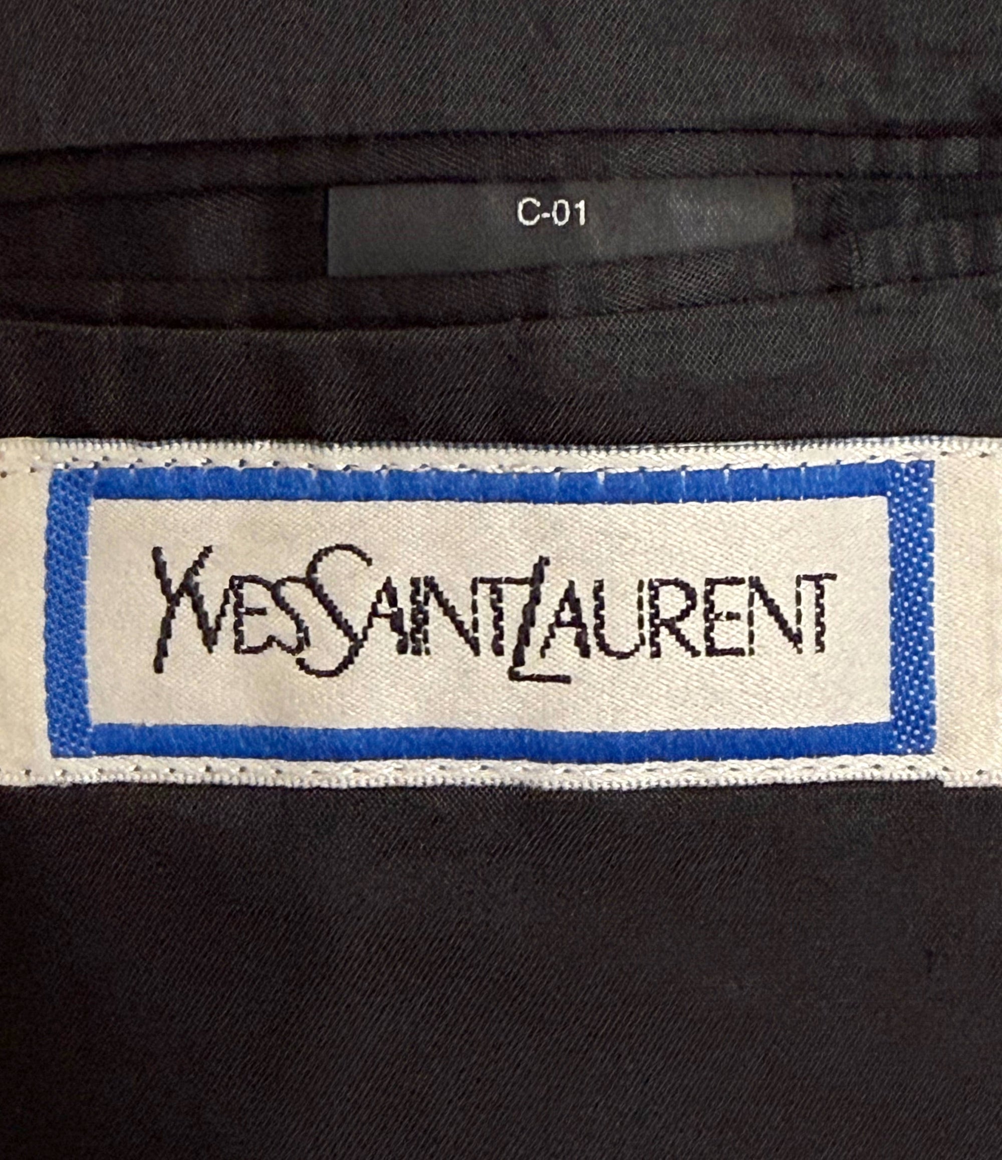 1980s yves saint laurent label