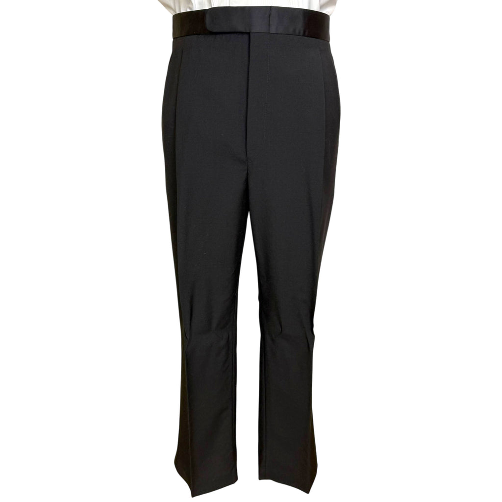 front view of tux pants