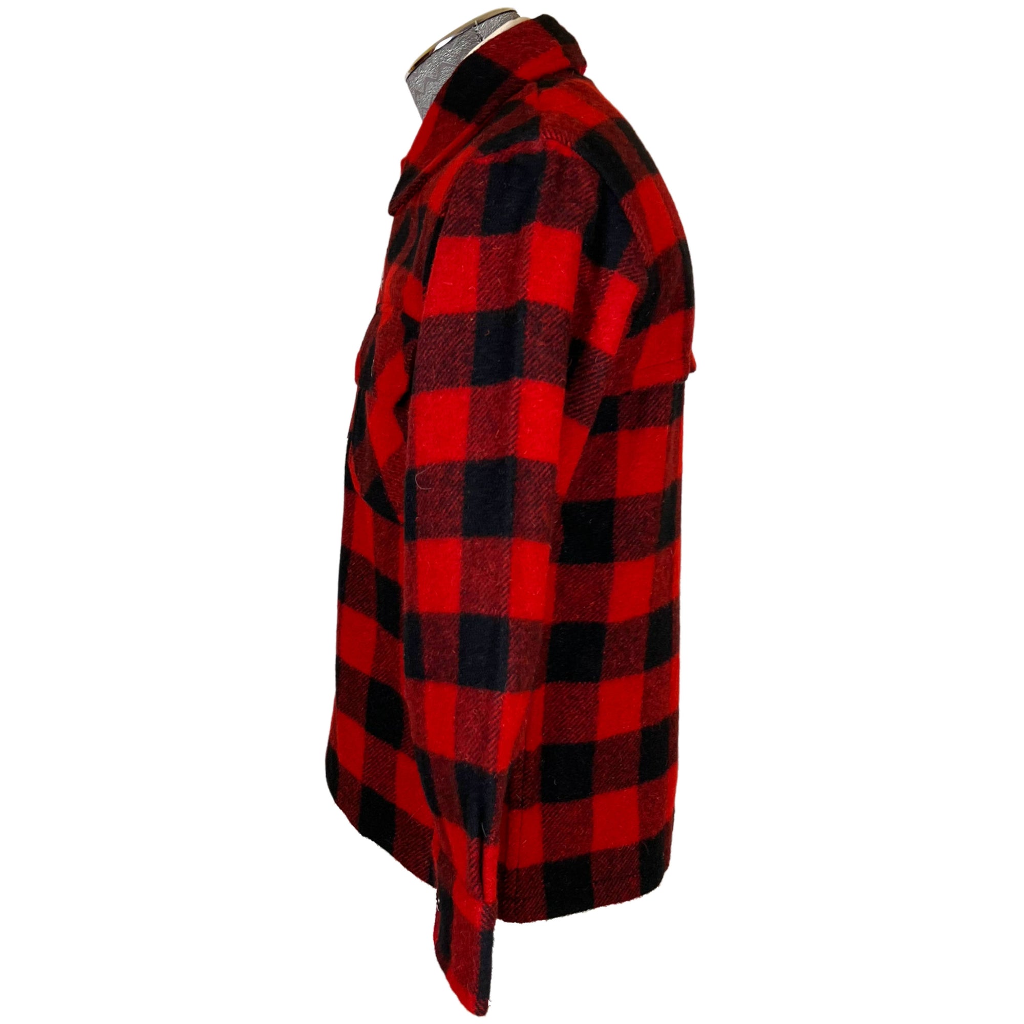 Unused Vintage 1970s Camp Jacket Buffalo Plaid NWT Size S