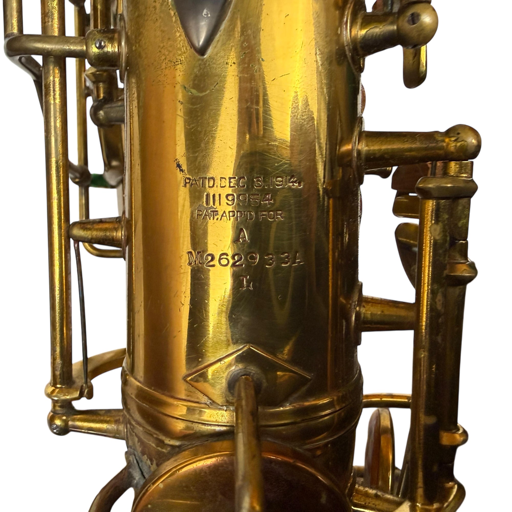 Serial Number on Conn 6M Alto Saxophone