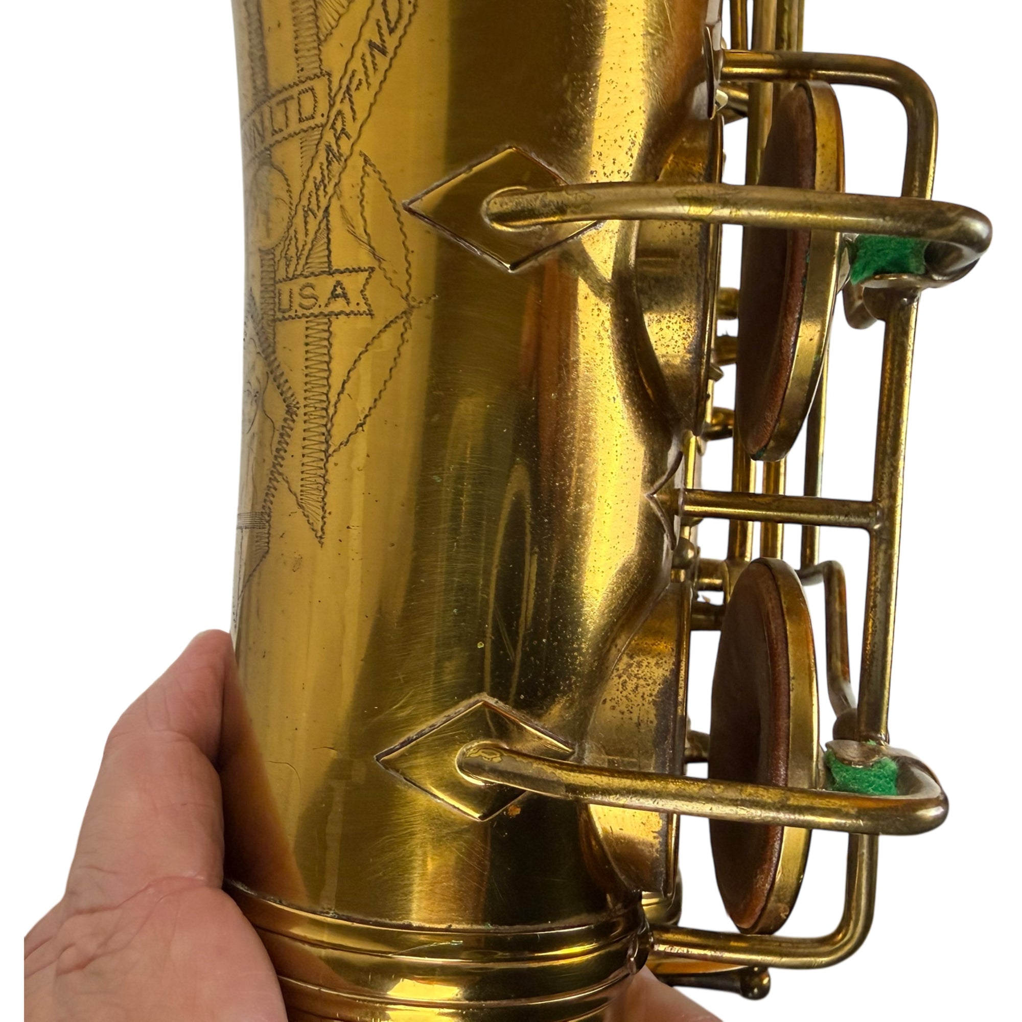 Vintage 1934 Conn 6M Artist Naked Lady Altsaxophon mit Koffer