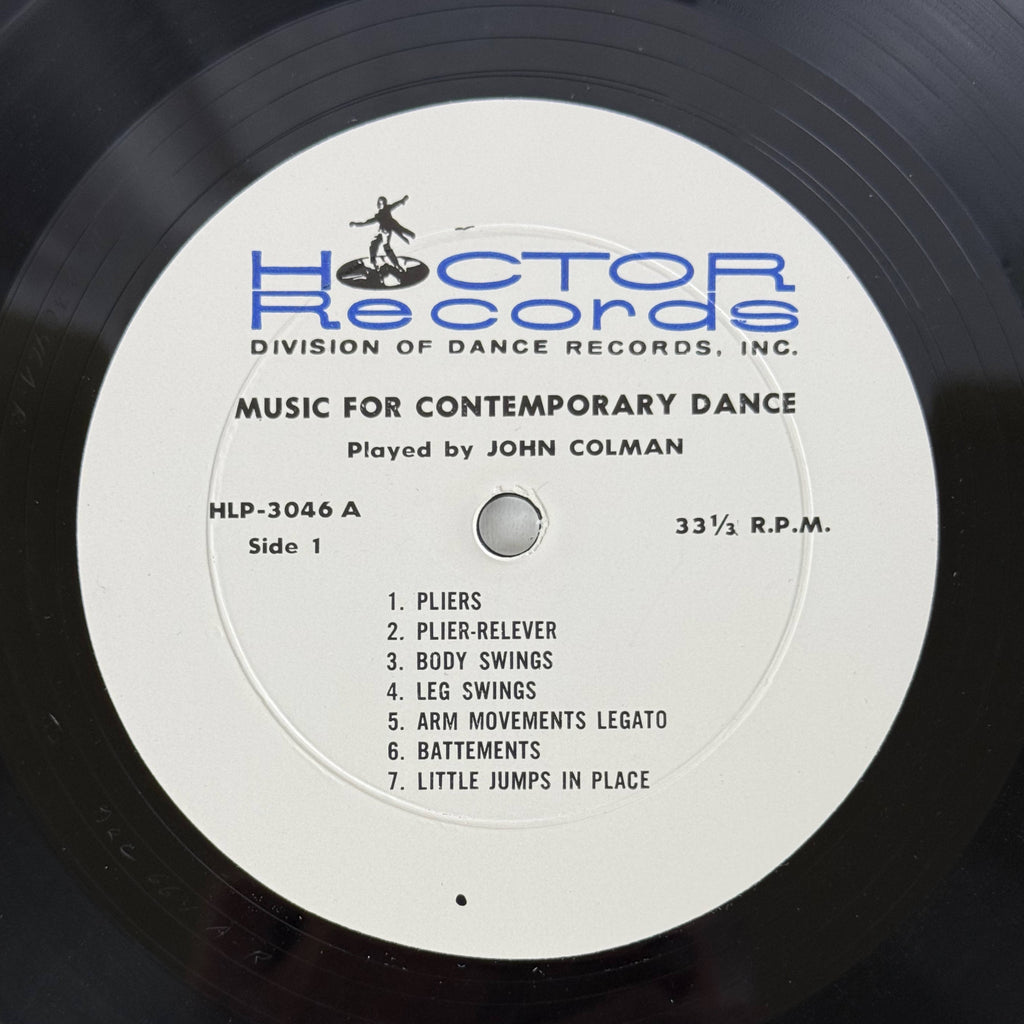 Hoctor Records HLP-3046 Side 1 label