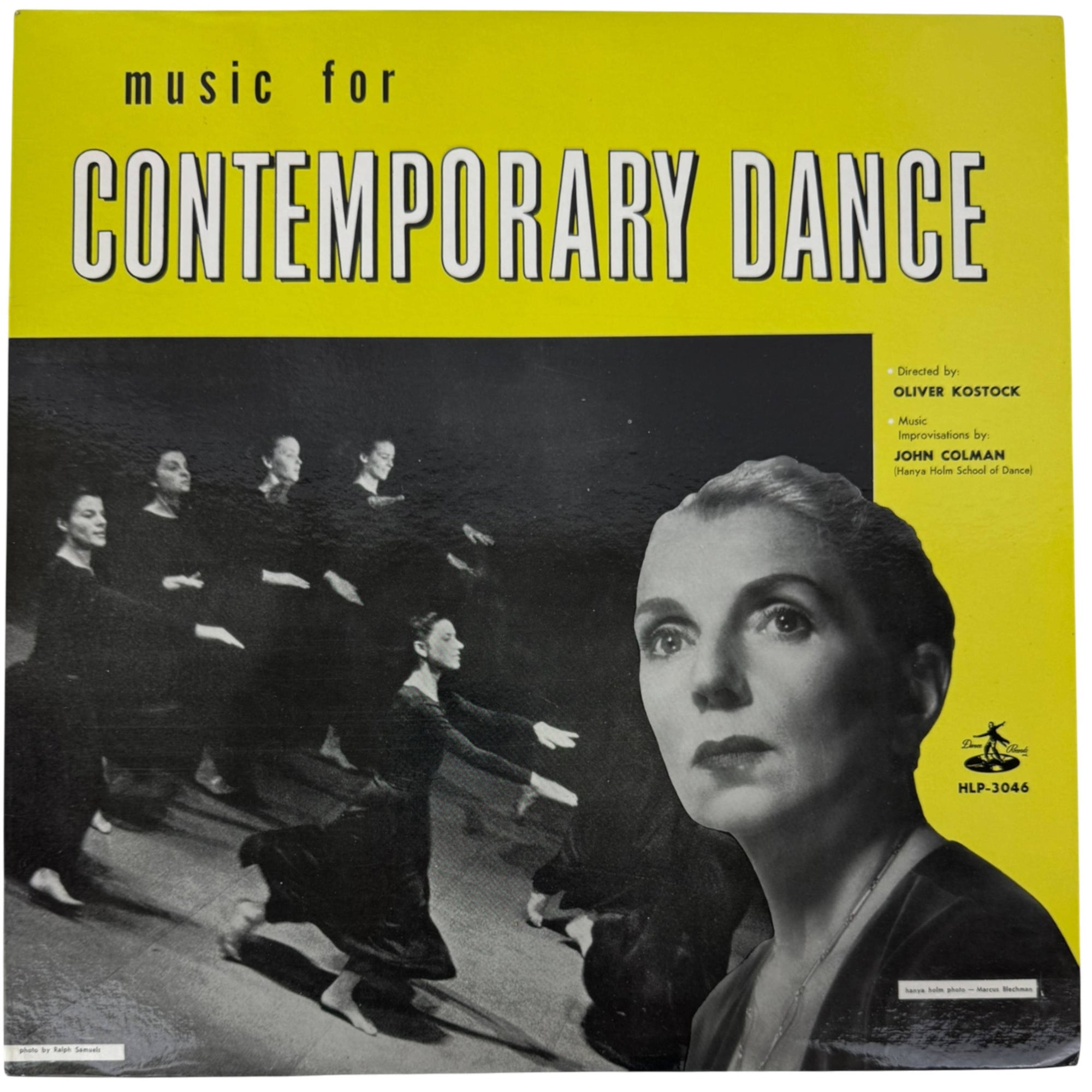 Rare John Colman Music for Contemporary Dance Hoctor Records LP